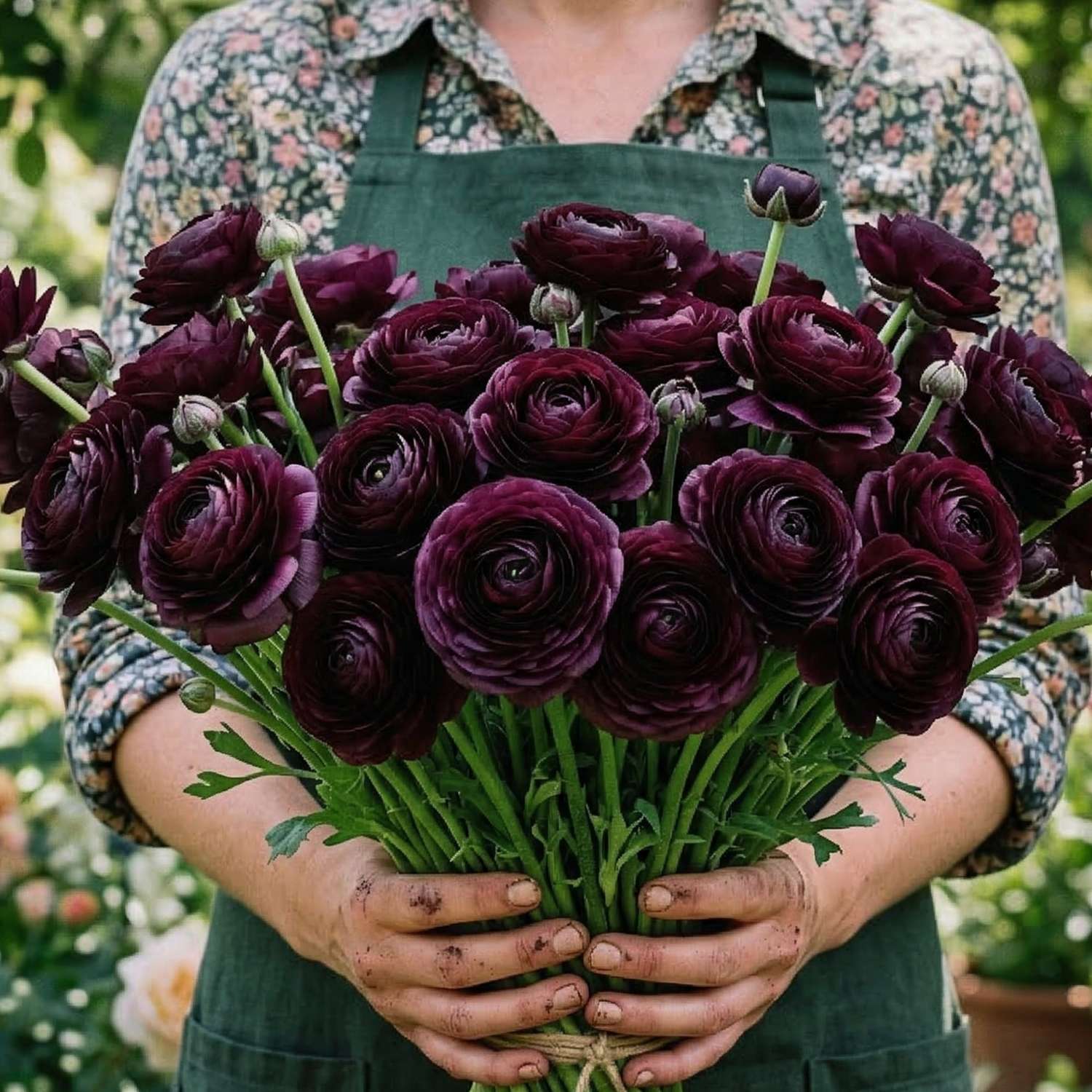 Renoncule 'Elegance Nero'