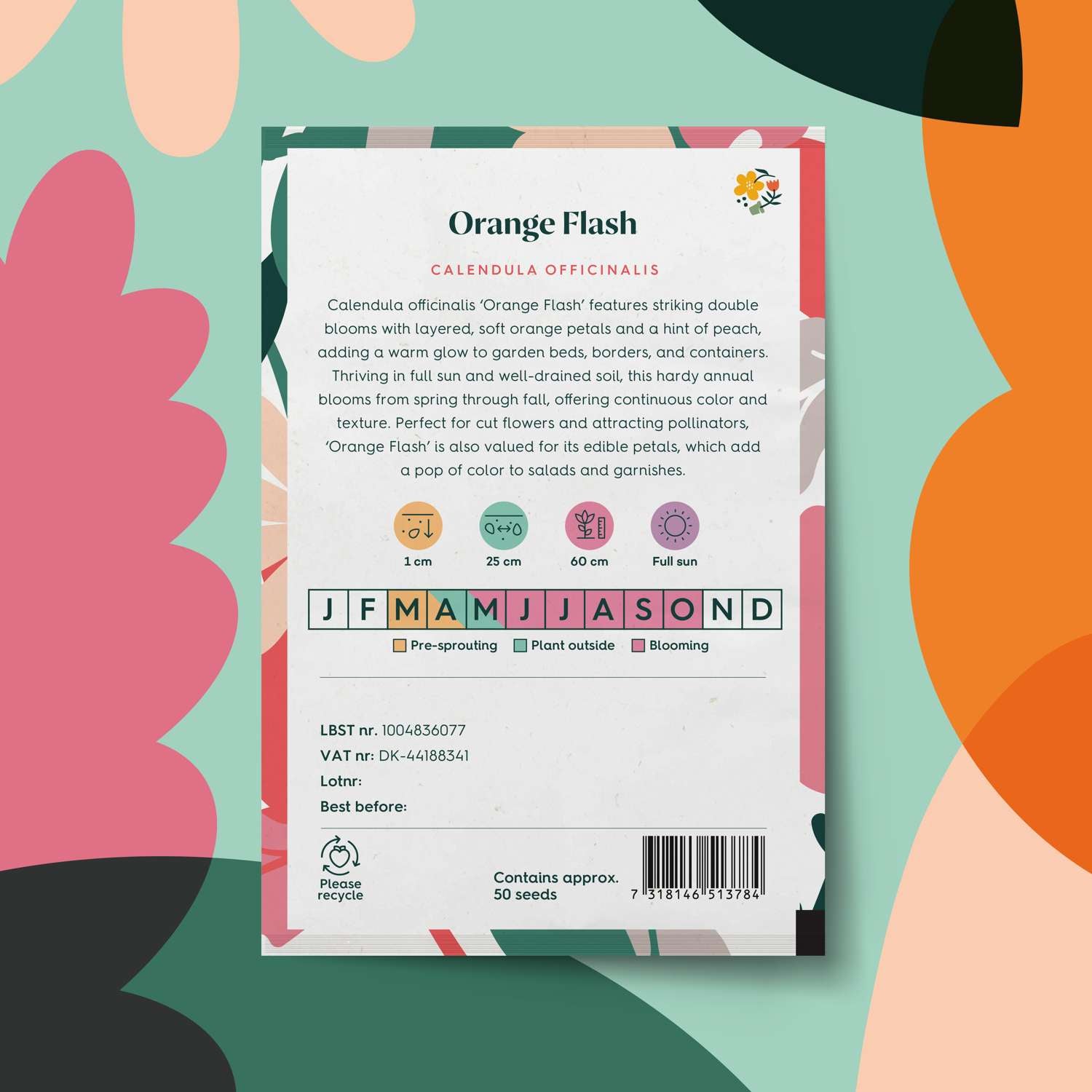 Souci 'Orange Flash' (graines)