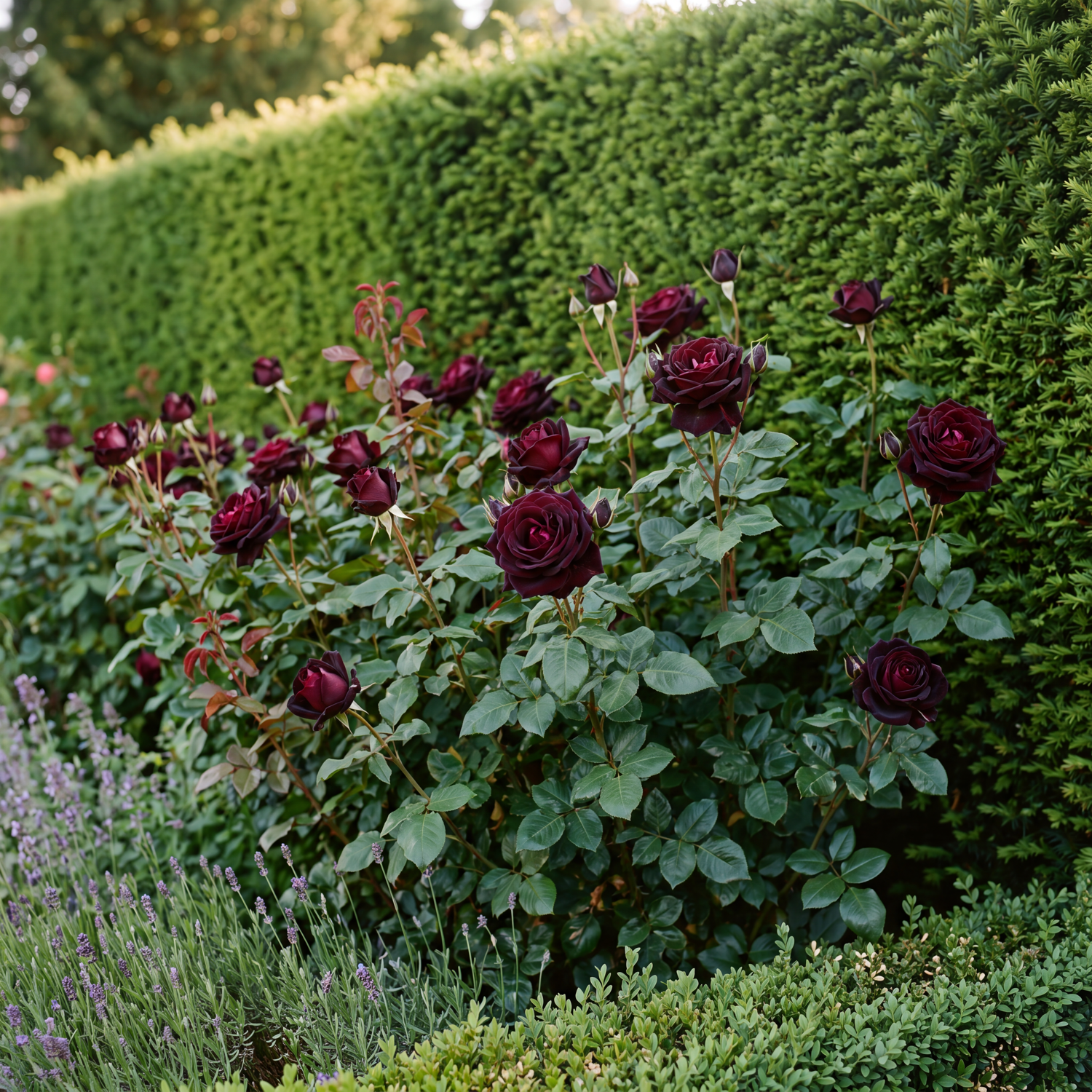 Rosier 'Black Baccara'