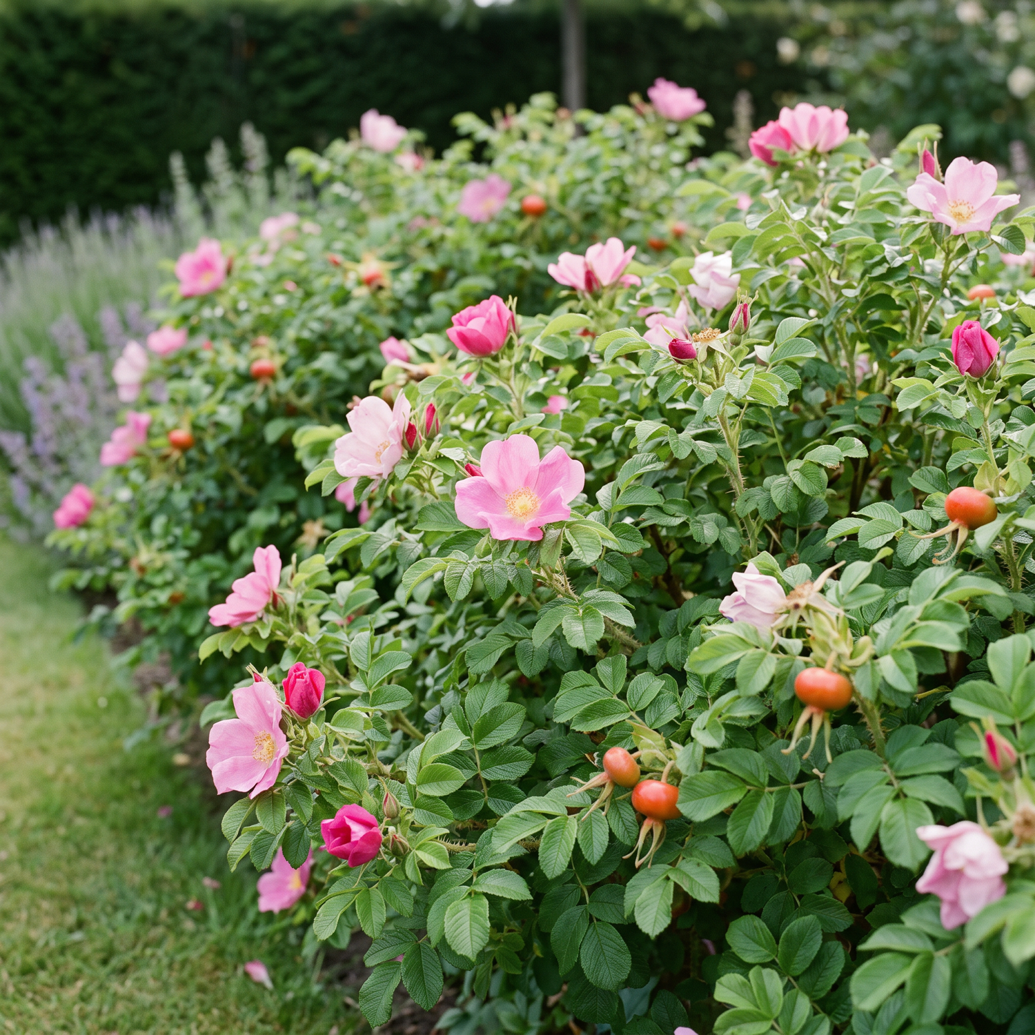 Rosier 'Fru Dagmar Hastrup'