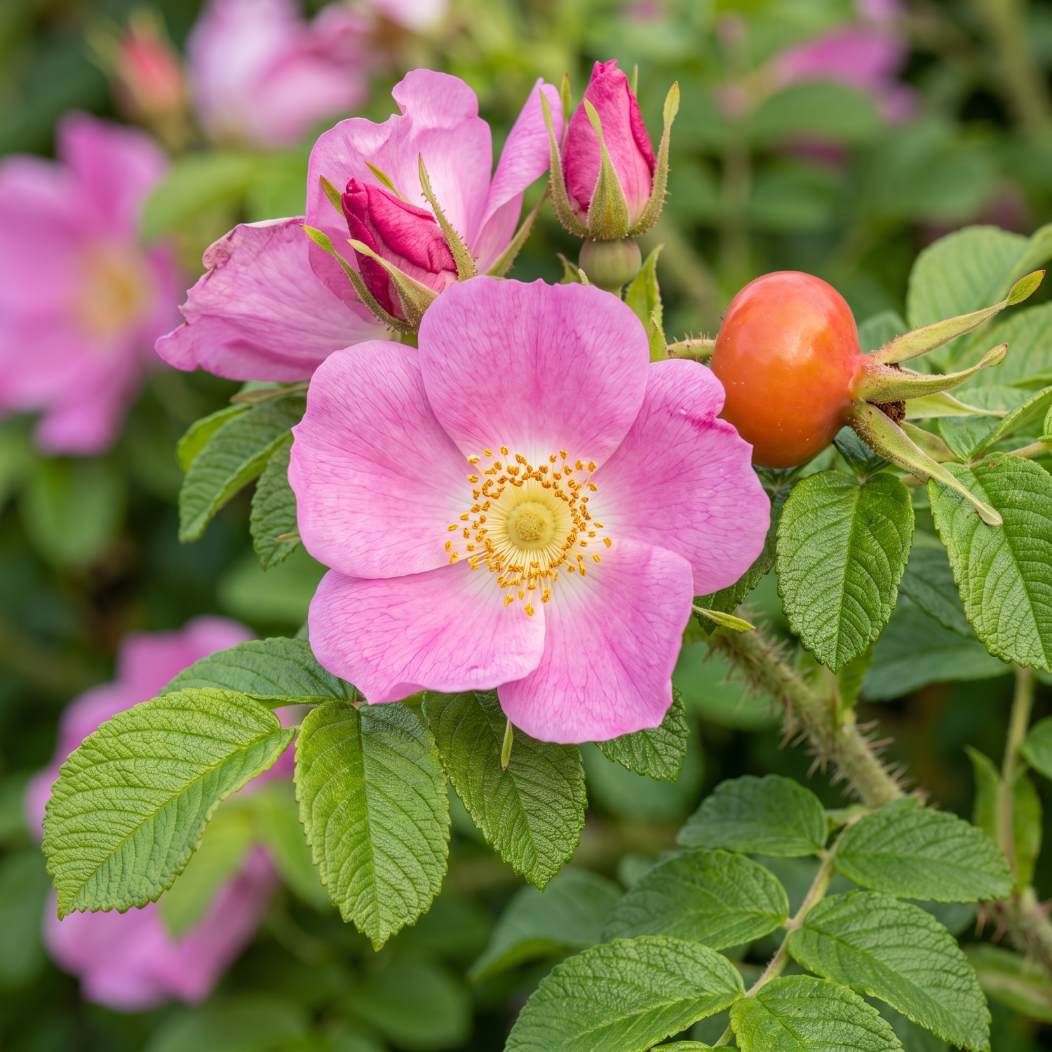 Rosier 'Fru Dagmar Hastrup'